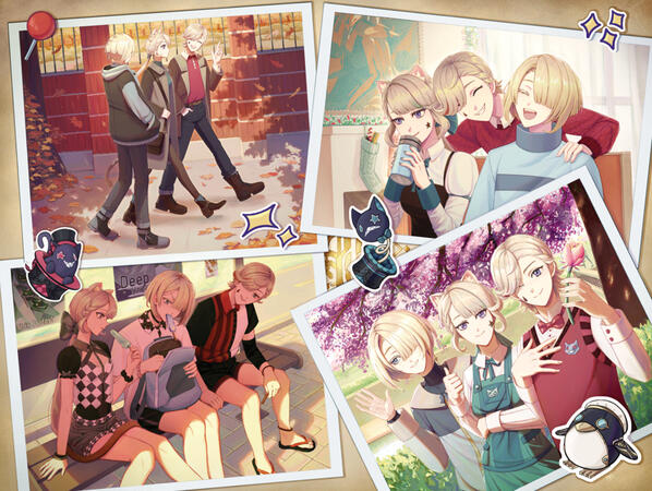 Illustration for the Rain & Sunshine: Fontaine Siblings zine Illustration for the Rain & Sunshine: Fontaine Siblings zine